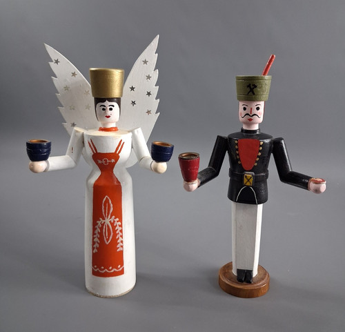 Kerzenhalter engel bergmann - kerzenhalter,