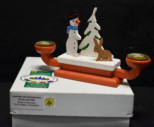 Leuchter mit schneemann - leuchter,
