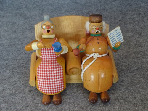 Holzfigur räuchermännchen - holzfigur,