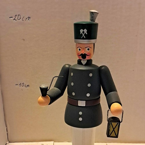 Erzgebirge bergmann holzfigur - erzgebirge,