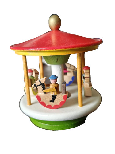 Vintage miniatur karussell - miniatur,