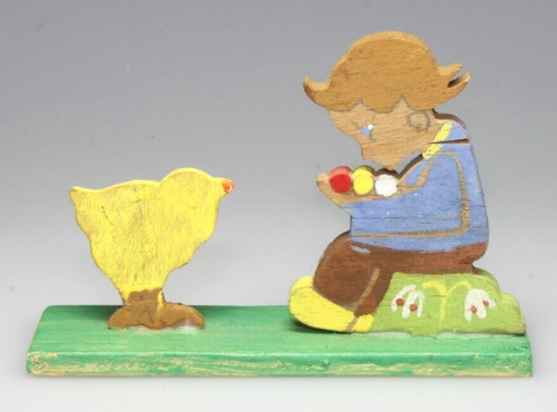 Vintage erzgebirge flachfigur - vintage,