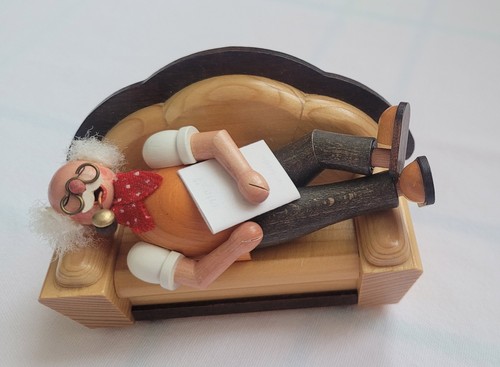 Holzfigur ruheständler - holzfigur, "ruheständler