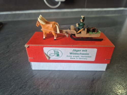 Miniatur pferdeschlitten - miniatur,