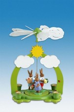 Pyramide 3 Osterhasen bunt